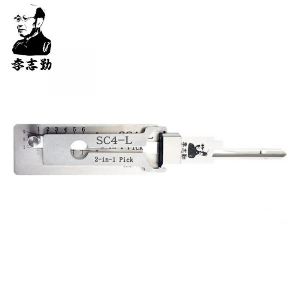 Lishi SC4-L (Reverse Handing) 2-in-1 Pick & Decoder for 6-Pin Schlage Keyway