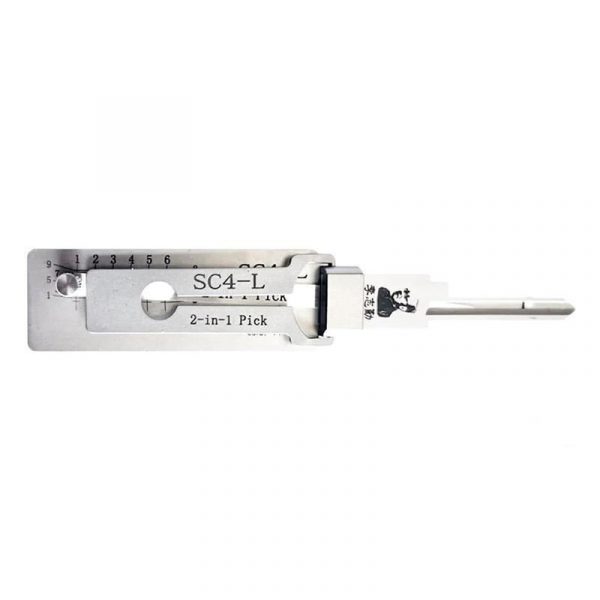 Lishi SC4-L (Reverse Handing) 2-in-1 Pick & Decoder for 6-Pin Schlage Keyway
