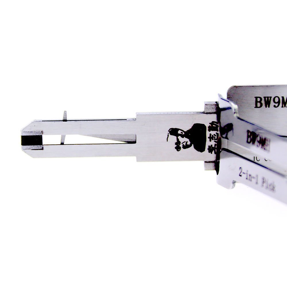 Lishi BW9MH 2 in 1 Auto Decoder Lock Plug Reader Car Tool for BMW Motorbikes 