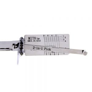 Lishi MIT8 Ign (GM15/GM19/SZ12) 2in1 Decoder and Pick