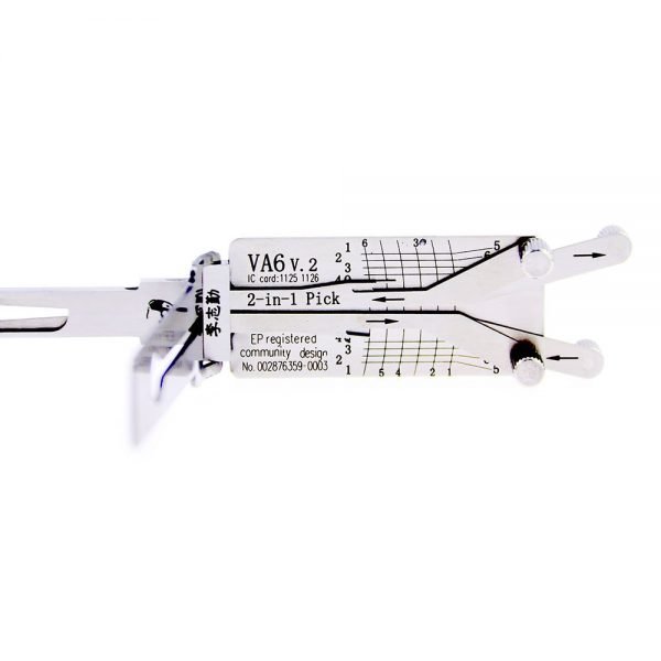 Lishi VA6 (4 Lifters) 2in1 Decoder and Pick
