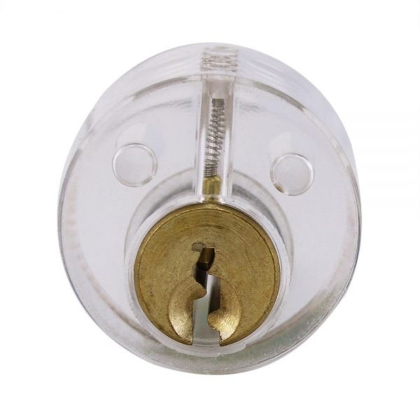 Transparent 5 Pin Rim Cylinder Practice Lock