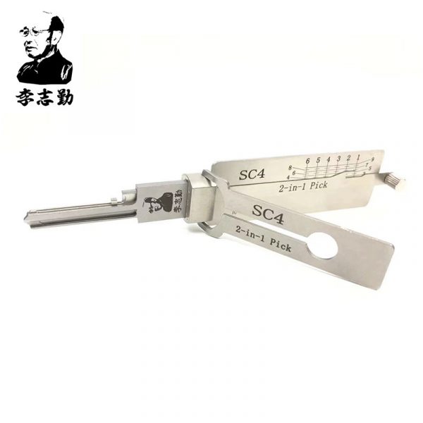 Lishi SC4 2-in-1 Pick & Decoder for 6-Pin Schlage Keyway