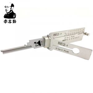 Lishi BE2-7 2-in-1 Pick & Decoder for BEST “A” 7 Pin SFIC Cylinders