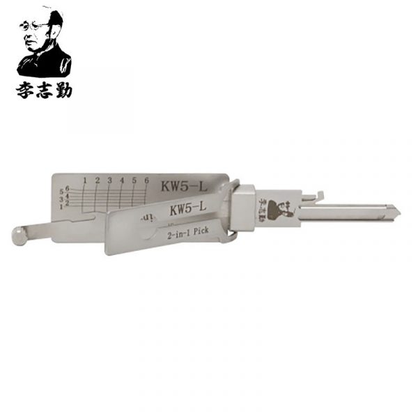 Lishi KW5-L (Reverse Handing) 2-in-1 Pick & Decoder for 6-Pin Kwikset Keyway