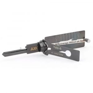 Lishi Style AKK Yale-6 2-in-1 Pick & Decoder for YALE 6-Pin Locks