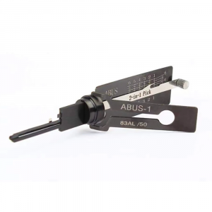 Lishi Style Abus-1 2-in-1 Pick & Decoder for Abus 6-Pin Keyway